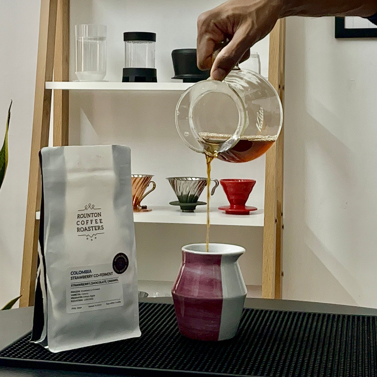 Coffee learning at Pour Over Lab